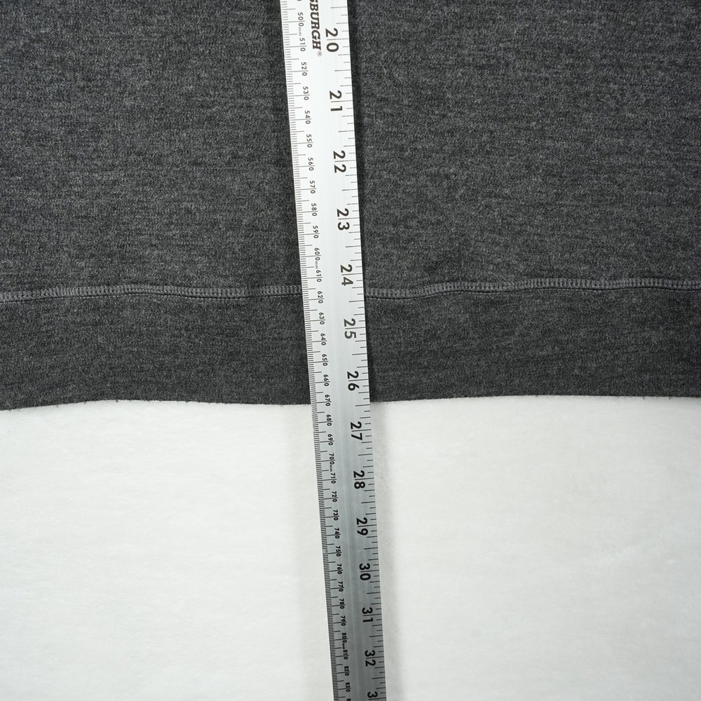 Woolly Clothing Co Mens Merino Wool Crewneck Sweatshirt Charcoal Grey Size M - Picture 6 of 6